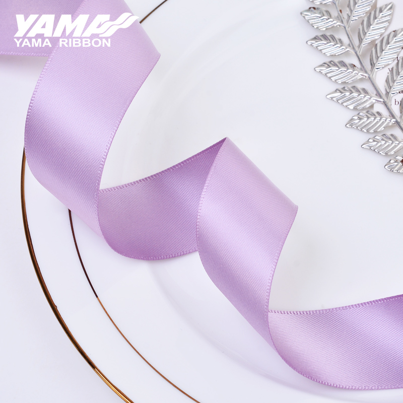 1 1/2 Inch Lavender Polyester Satin Ribbon for Gift Wrapping, 100 Yards  High Density Craft Fabric Ribbon for Wedding, Gift Wrapping, Holiday