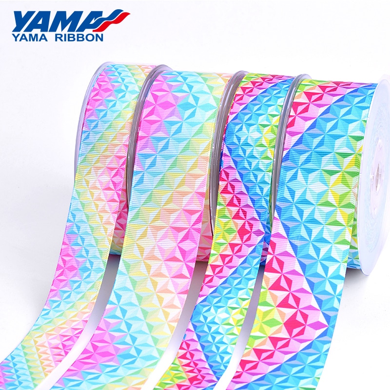 YAMA Wholesale Ribbon For Bows Printed Striped Ribbon Company