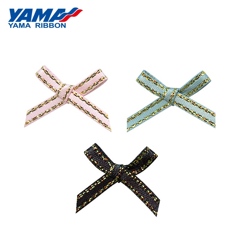 Yama Ribbon Blue Grosgrain Bow Tail - Each