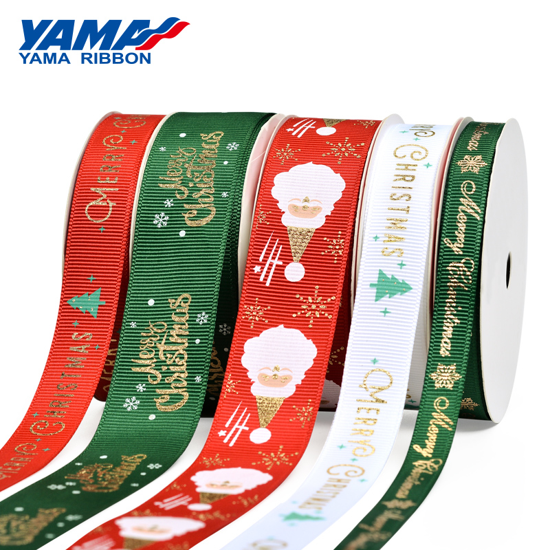 YAMA Wholesale Ribbon For Bows Printed Striped Ribbon Company