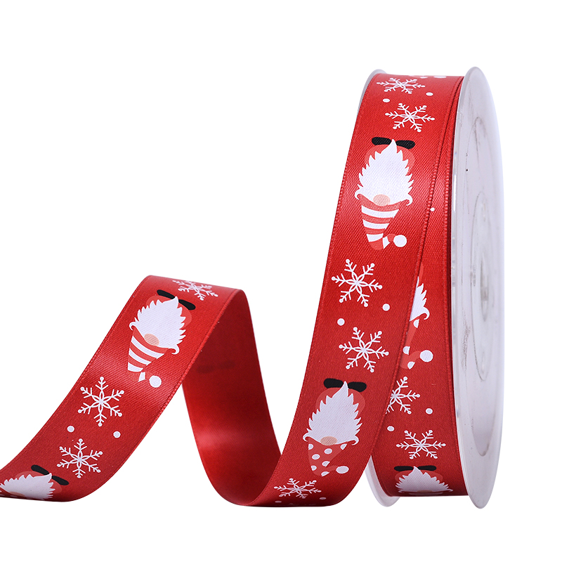 Christmas Ribbon Set, Holiday Grosgrain Ribbons for Gift Package