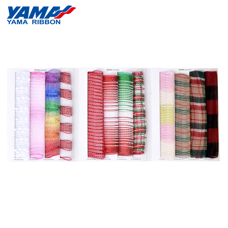 Deco Mesh Roll Yama Supplier 5.5/9.5/10/21 inch Widths