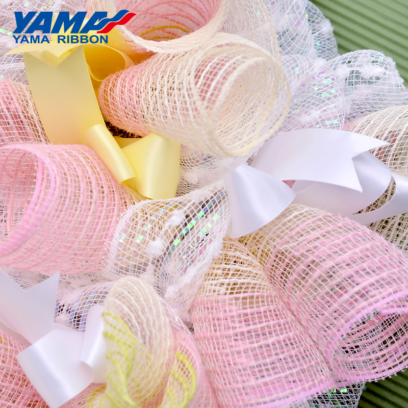 Fringe Chiffon Ribbon Pure Colors Yama Light Flowy 38MM Width