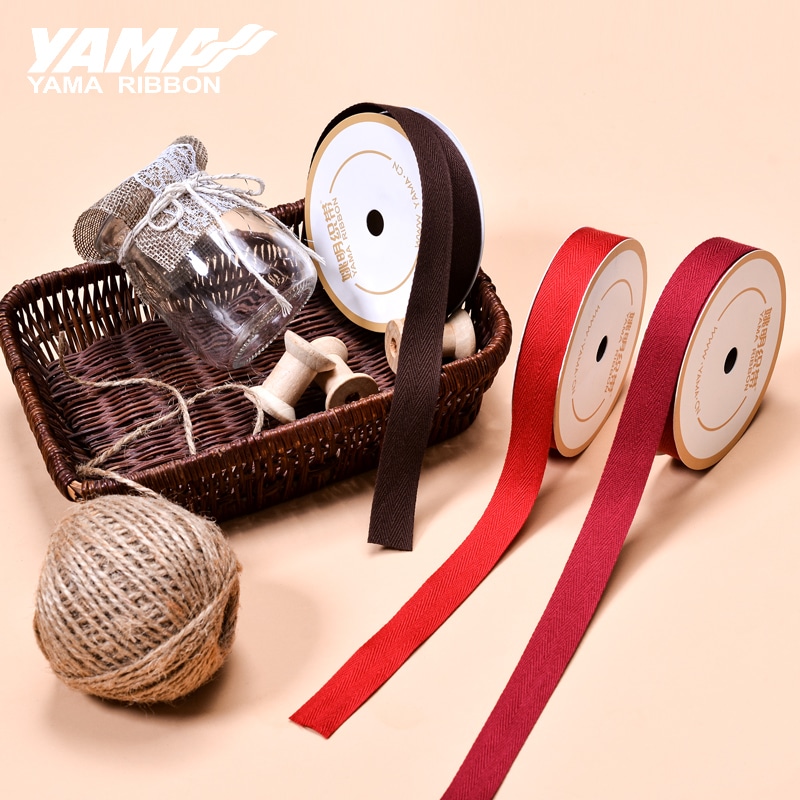 YAMA White Silk Ribbon Suppliers Polyester Cotton Ribbon 28896