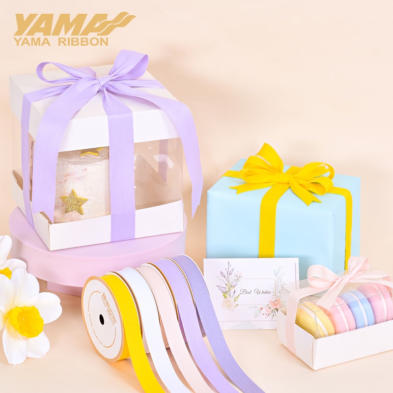 YAMA Twill Cotton Ribbon 9 13 16 19 25 38mm 100yards/roll Ribbons